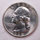 1938-S Washington Silver Quarter, Affordable Uncirculated Collectible Coin. Sale