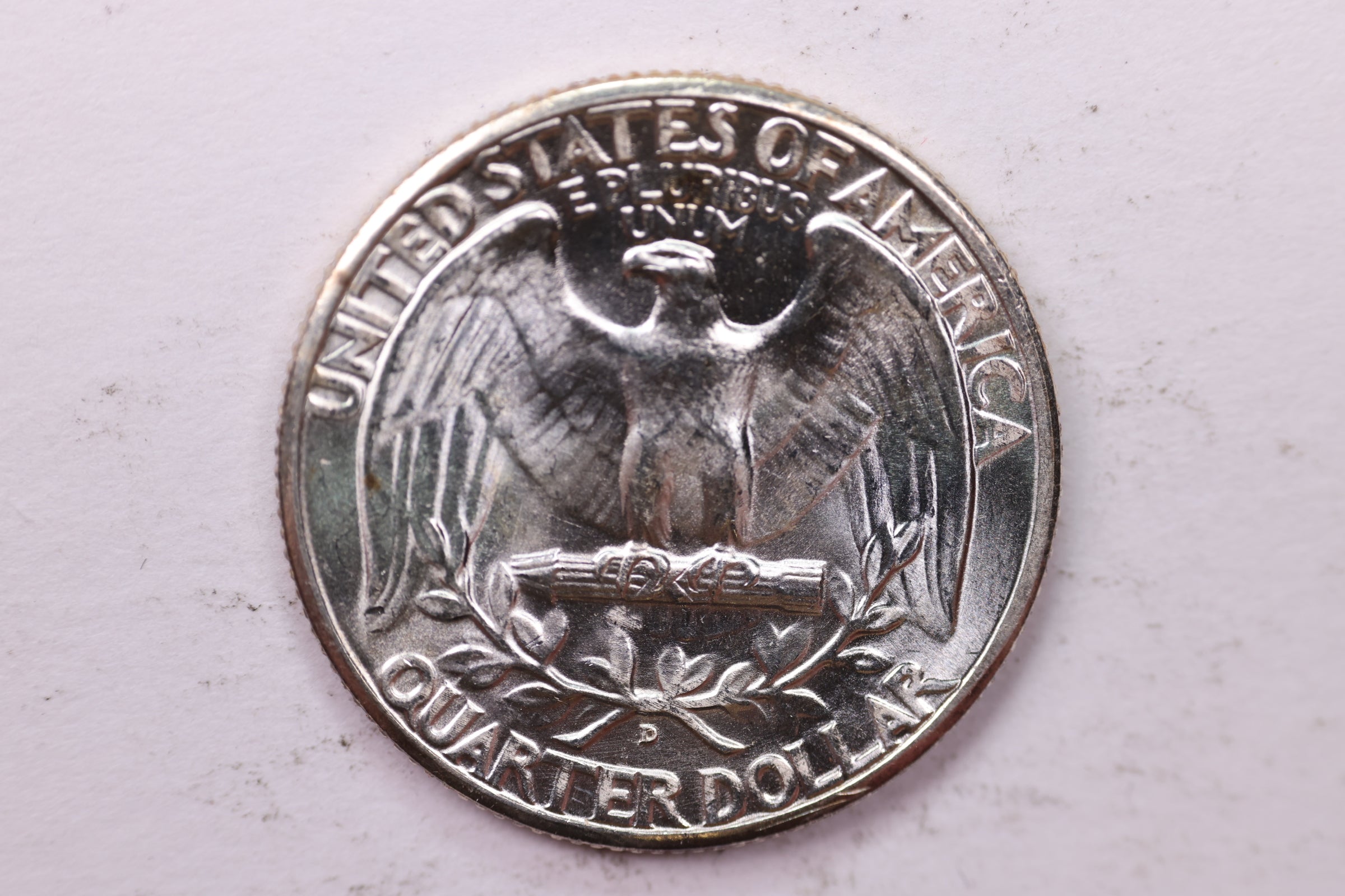 1939-D Washington Silver Quarter, Affordable Uncirculated Collectible Coin. Sale #0353494