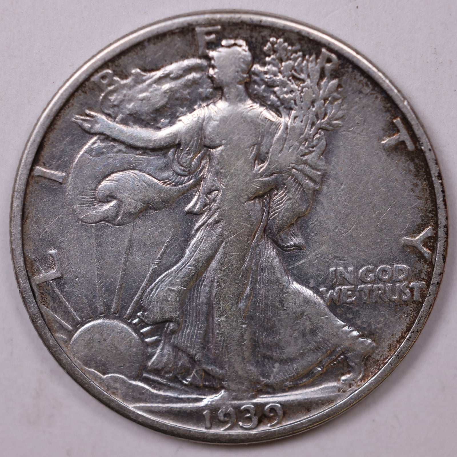 1939 Walking Liberty Half Dollar, Very Fine Circulated Coin, Store #HR167