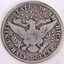 1911 Barber Half Dollar, Fine Circulated Coin, Store