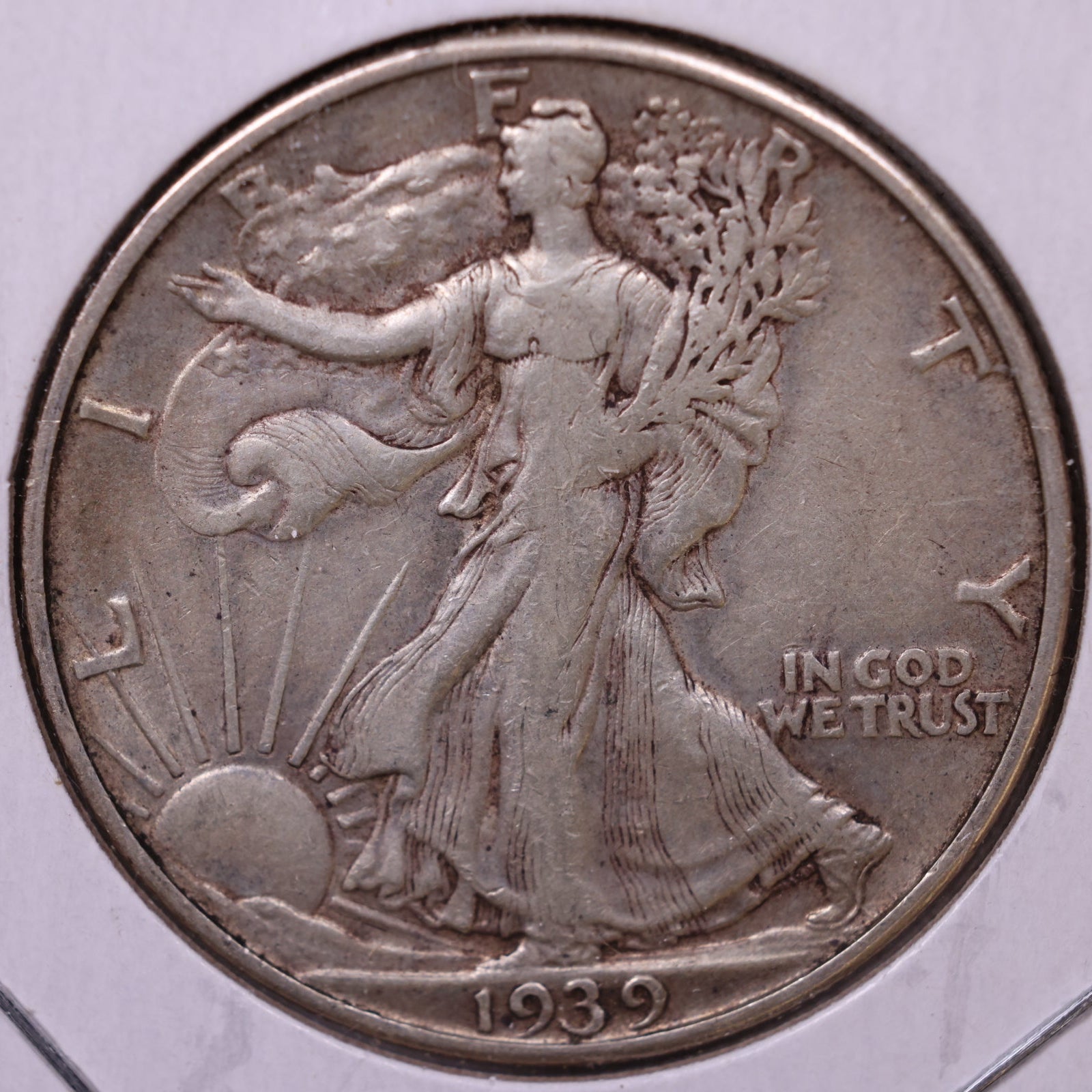 1939-D Walking Liberty Half Dollar, Extra Fine Circulated Coin, Store #HR175
