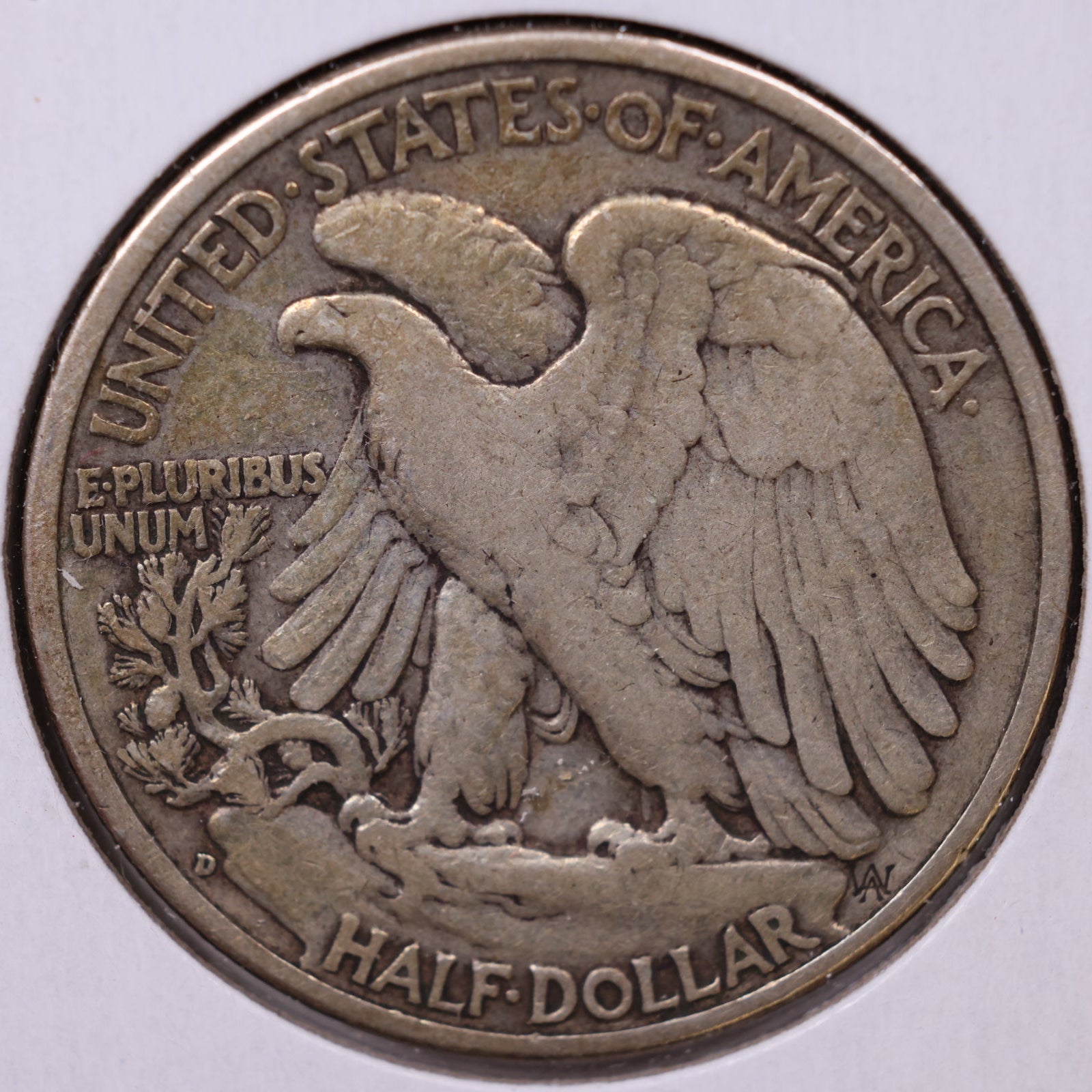 1939-D Walking Liberty Half Dollar, Fine Circulated Coin, Store #HR176