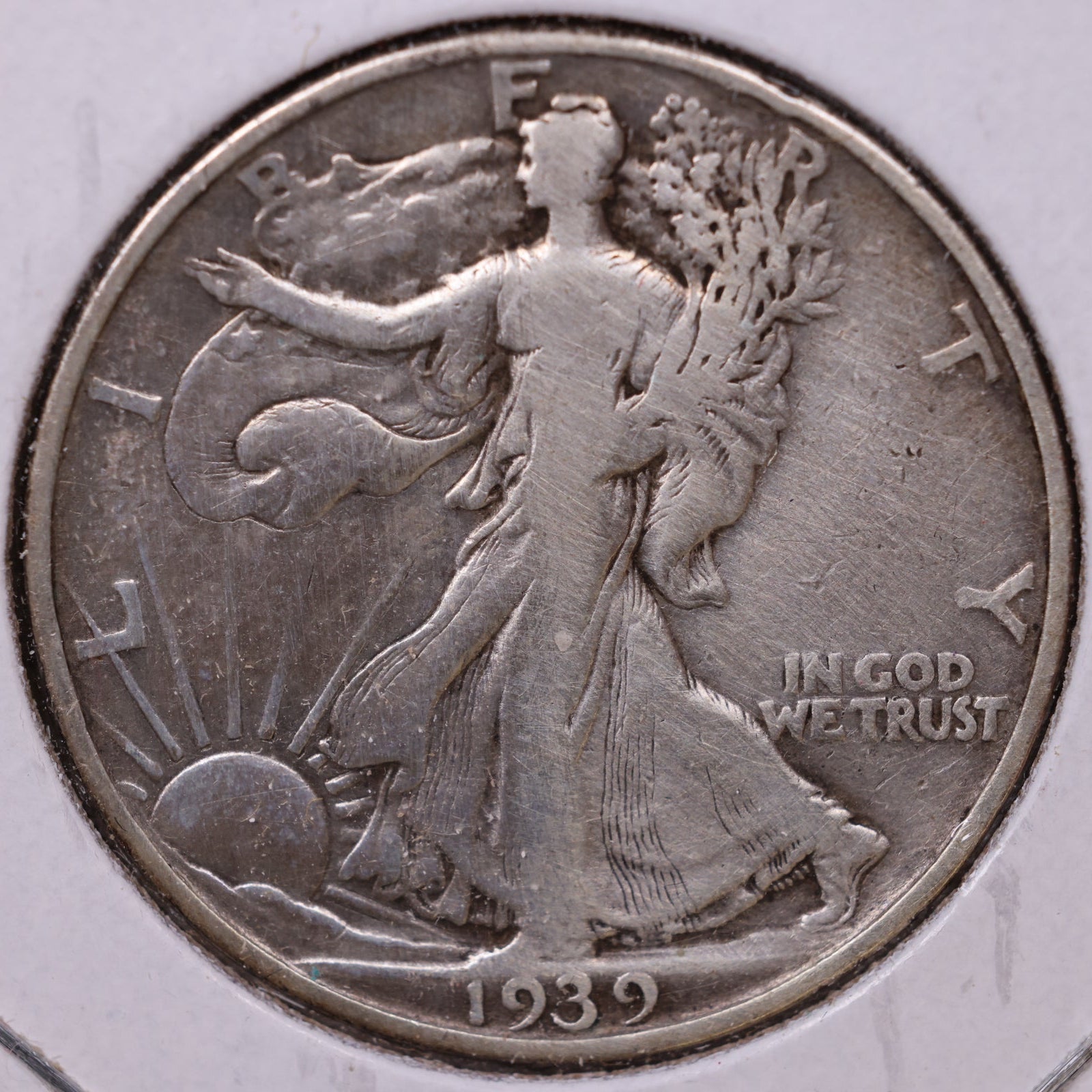1939-D Walking Liberty Half Dollar, Very Fine Circulated Coin, Store #HR178