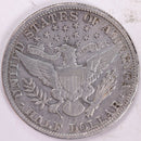 1911-S Barber Half Dollar, Fine, Circulated Coin, Store