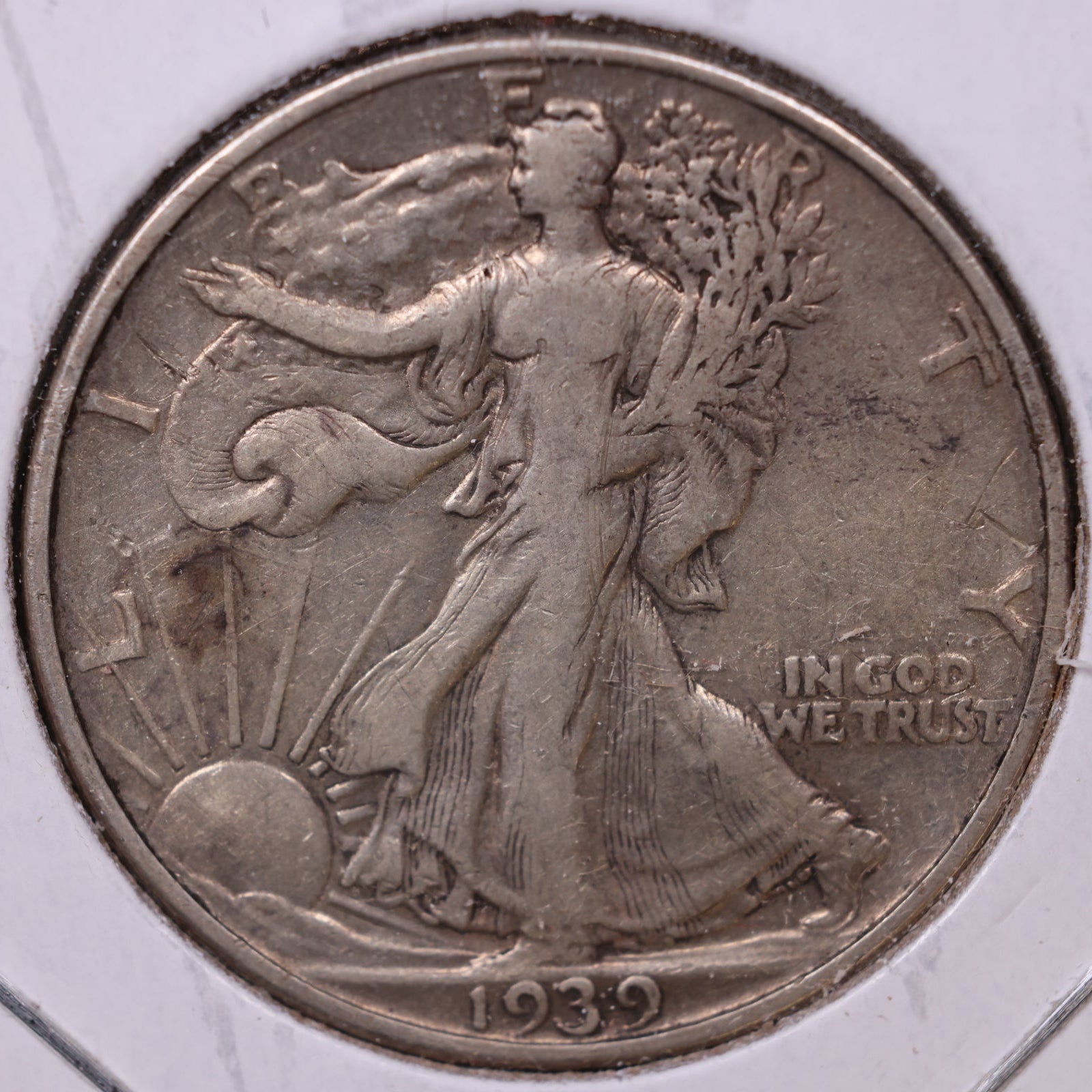 1939-D Walking Liberty Half Dollar, Very Fine Circulated Coin, Store #HR189