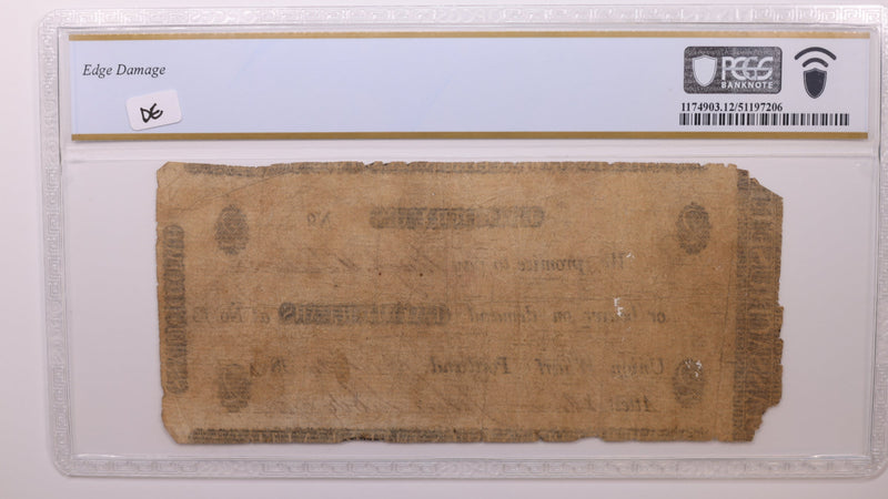 1804 $2, Portland, Maine., Obsolete Currency., PCGS Fine-12., Store