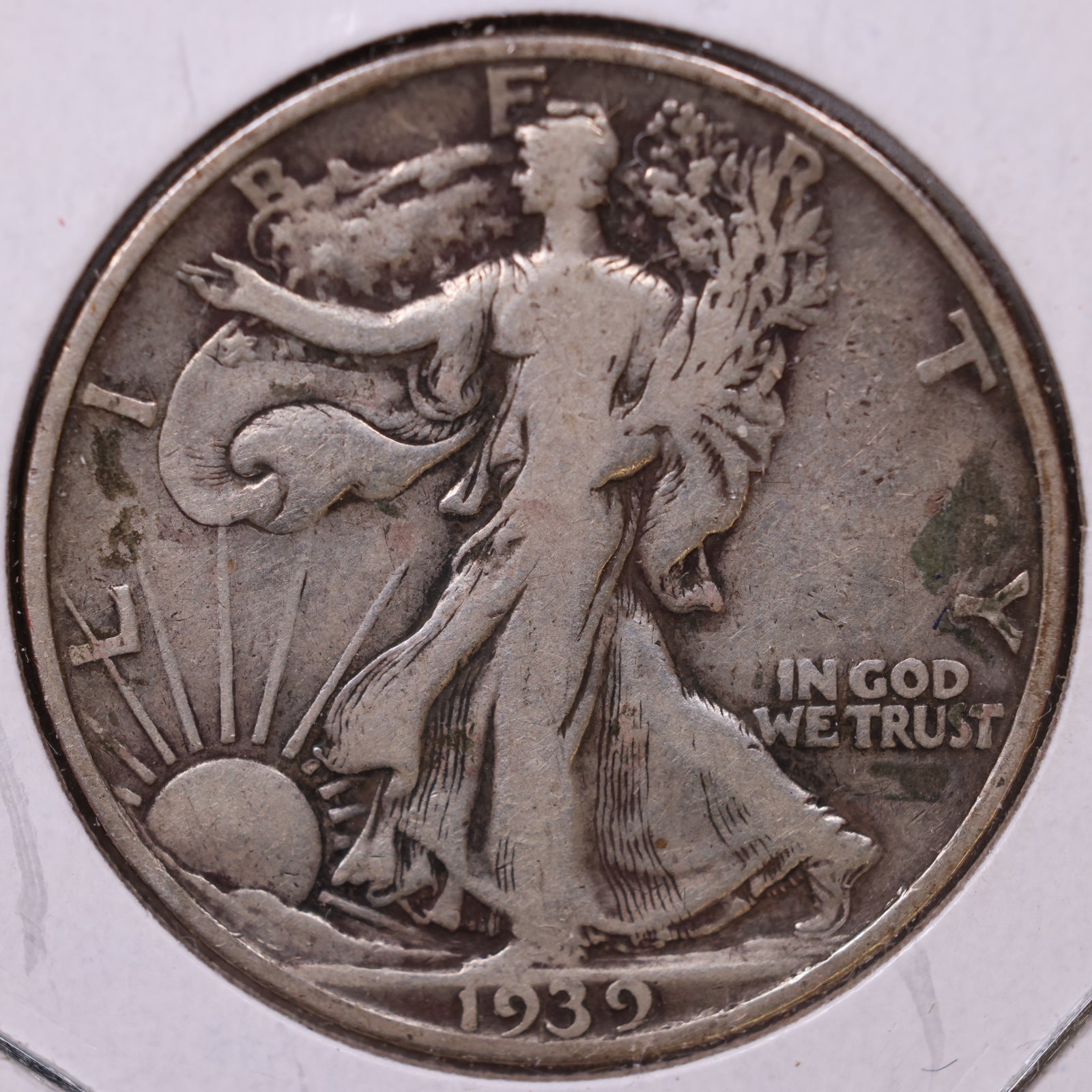 1939-D Walking Liberty Half Dollar, Very Fine Circulated Coin, Store #HR202