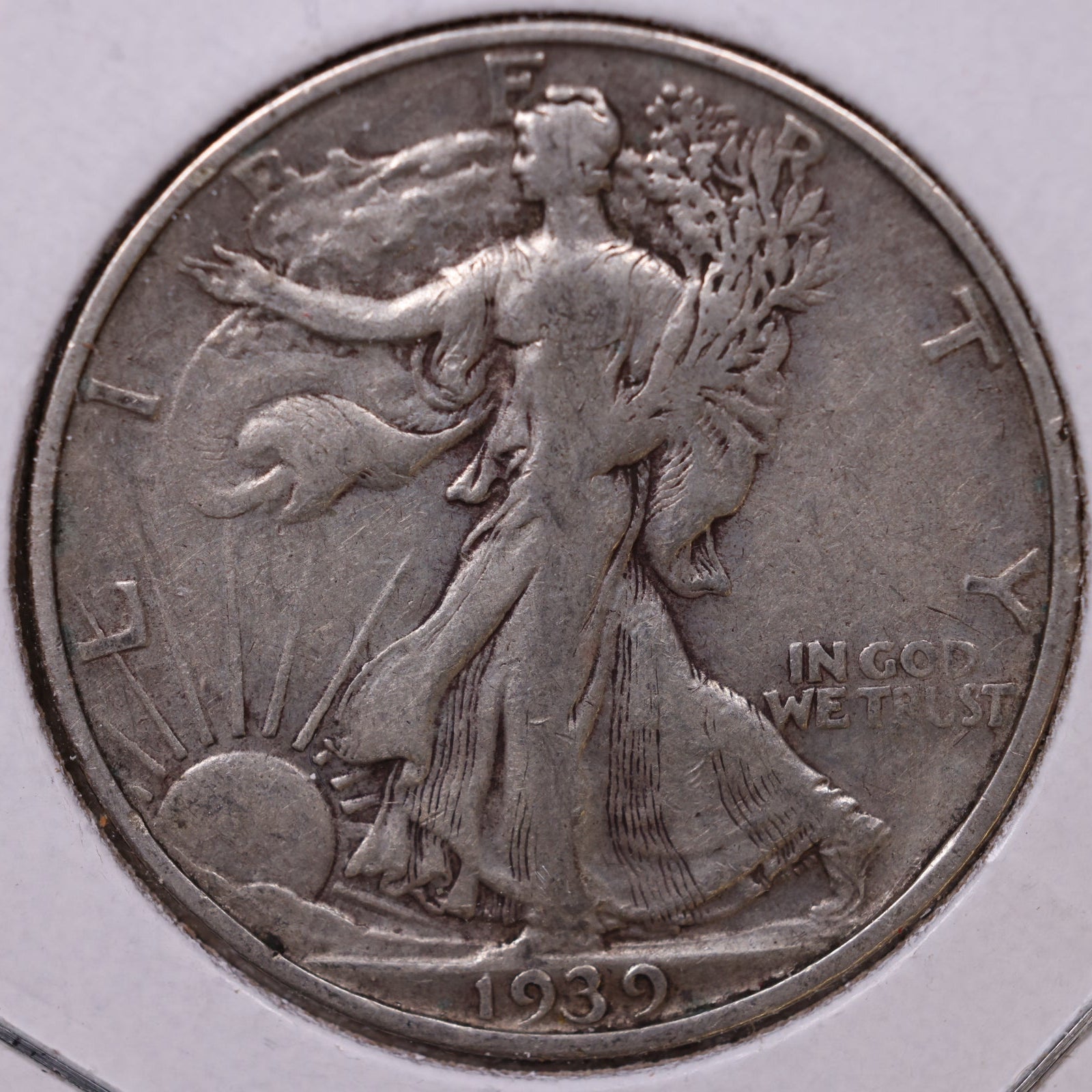1939-S Walking Liberty Half Dollar, Fine Circulated Coin, Store #HR210