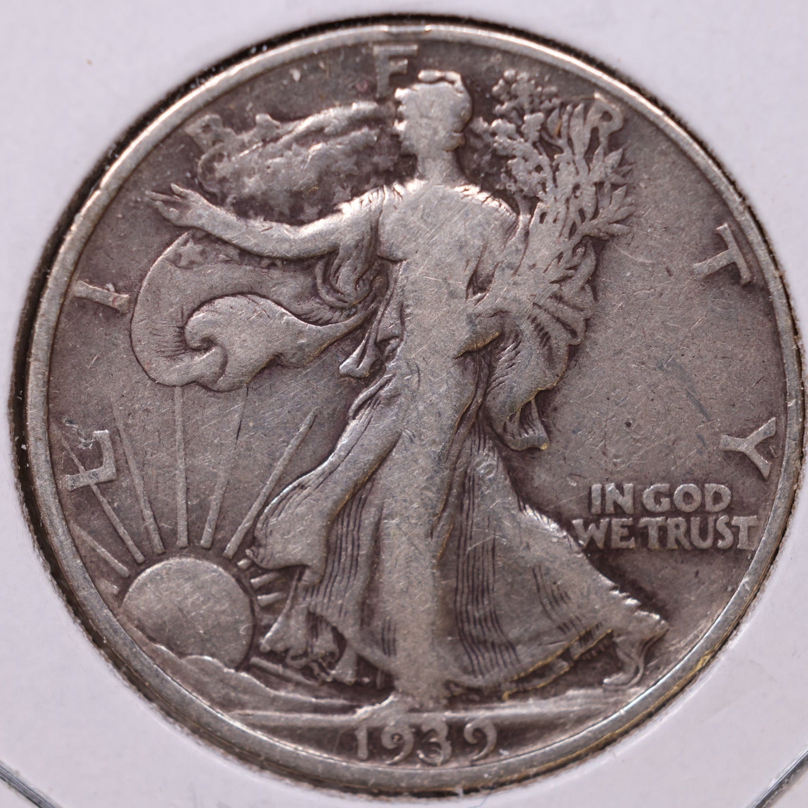 1939-S Walking Liberty Half Dollar, Fine Circulated Coin, Store #HR214