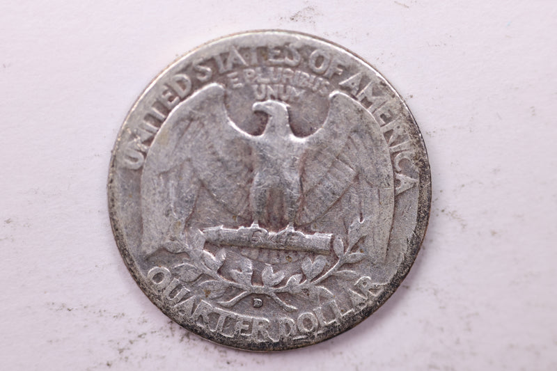 1942-S Washington Silver Quarter, Affordable Circulated Collectible Coin. Sale