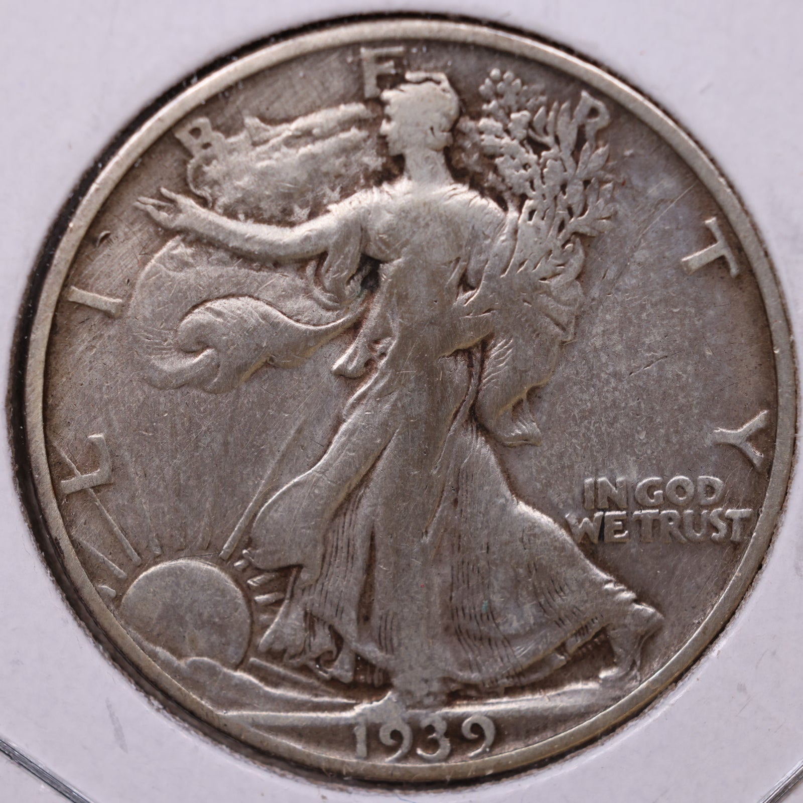 1939-S Walking Liberty Half Dollar, Very Good Circulated Coin, Store #HR219