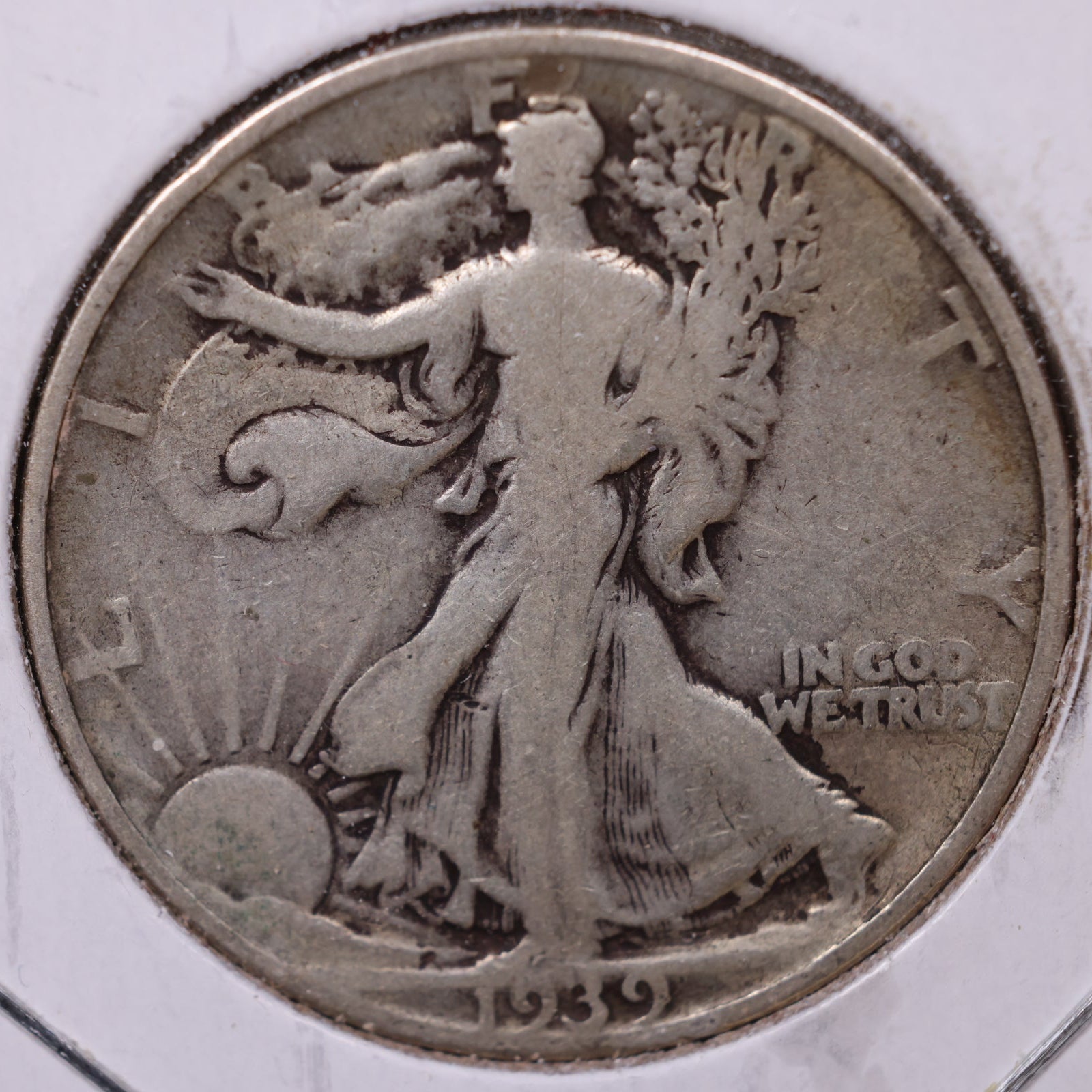 1939-S Walking Liberty Half Dollar, Very Good Circulated Coin, Store #HR220