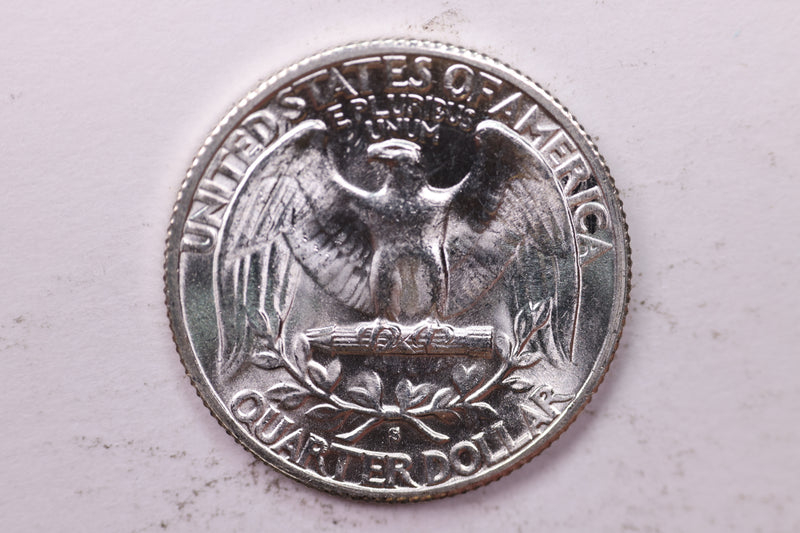 1942-S Washington Silver Quarter, Affordable Uncirculated Collectible Coin. Sale