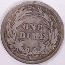 1895-S Barber Silver Dime., Good Circulated Coin., Store