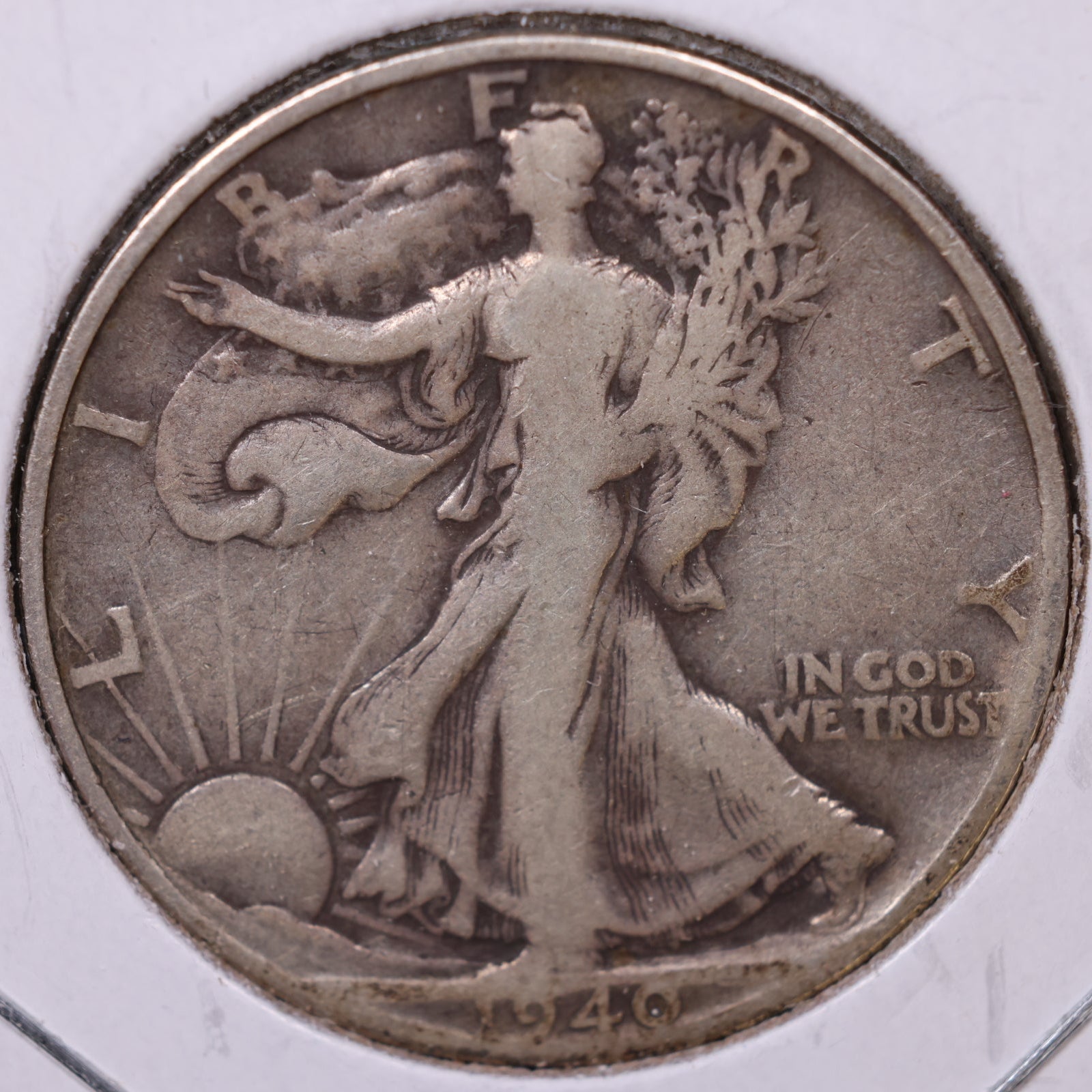 1940-S Walking Liberty Half Dollar, Fine Circulated Coin, Store #HR240
