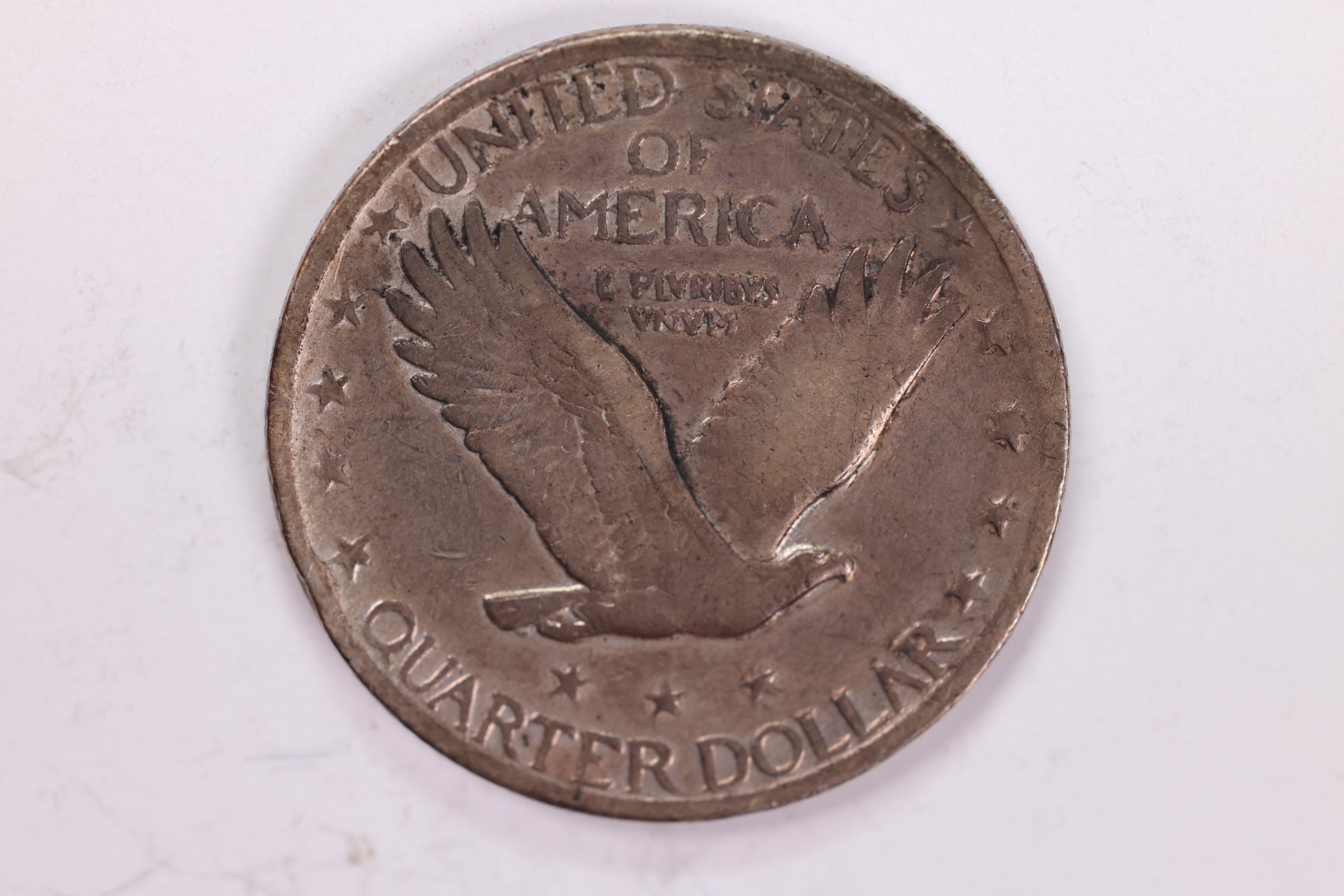 1919 Standing Liberty Silver Quarter, Fine + Circulated Coin, Store QR1557.