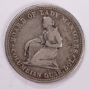 1893 Isabella Quarter., Extra Fine Circulated Coin., Store Sale