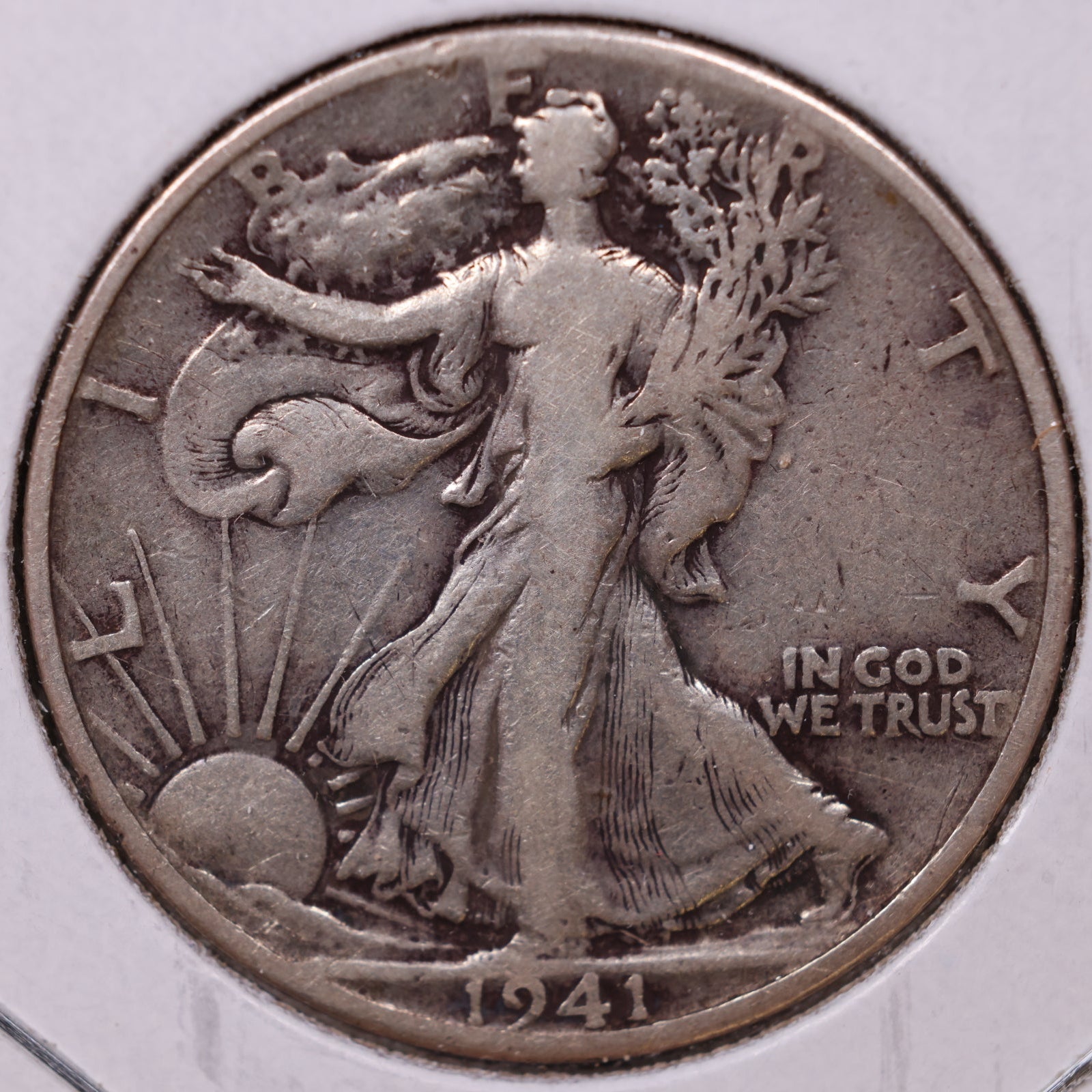 1941 Walking Liberty Half Dollar, Very Fine Circulated Coin, Store #HR248