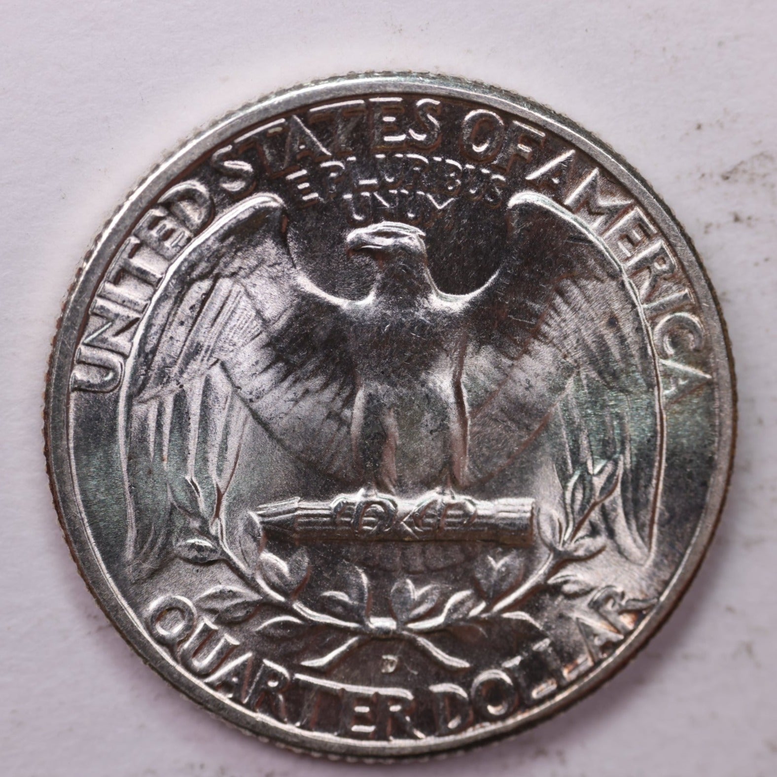 1945-D Washington Silver Quarter, Affordable Uncirculated Collectible Coin. Sale #0353533
