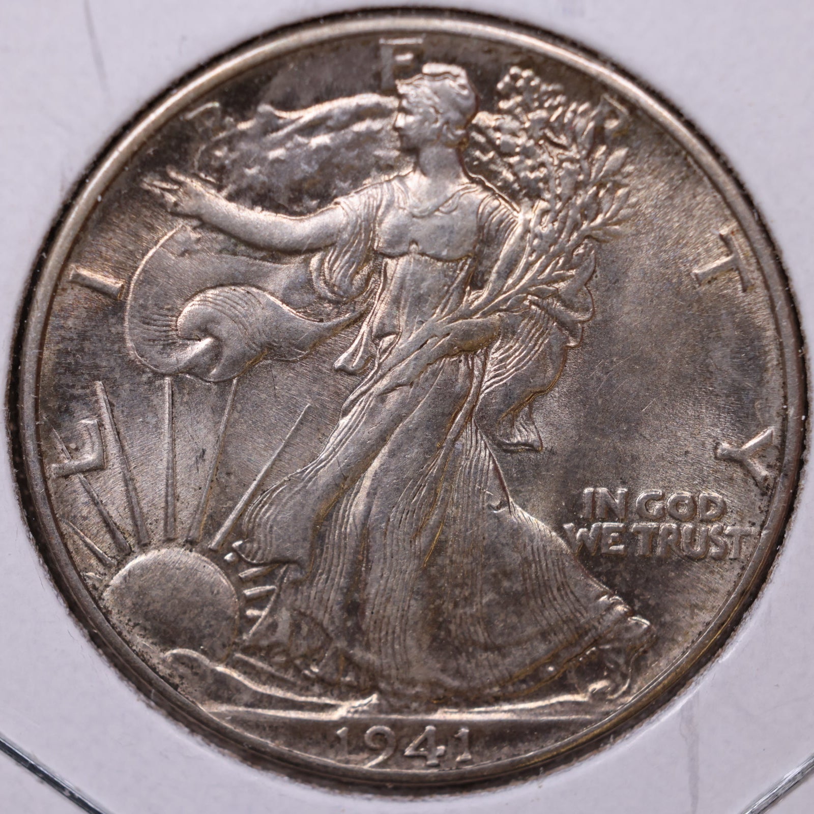 1941 Walking Liberty Half Dollar, Extra Fine Circulated Coin, Store #HR252