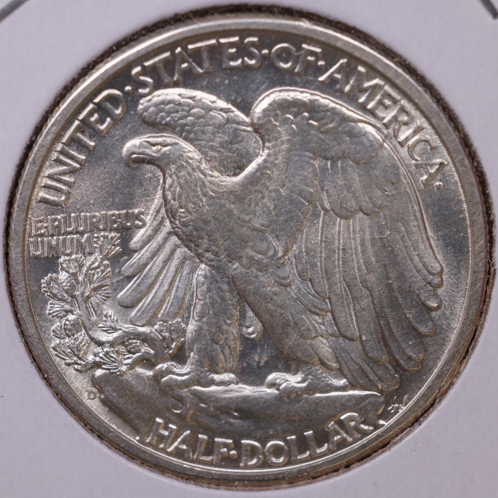 1941-D Walking Liberty Half Dollar, Uncirculated Mint Coin, Store #HR256