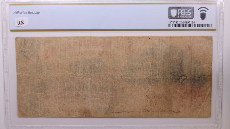 1860 $5, Washington, N.C., Obsolete Currency., PCGS VF20., Store