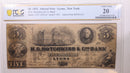 1852 $5, Lyons, N.Y., Obsolete Currency., PCGS VF20., Store