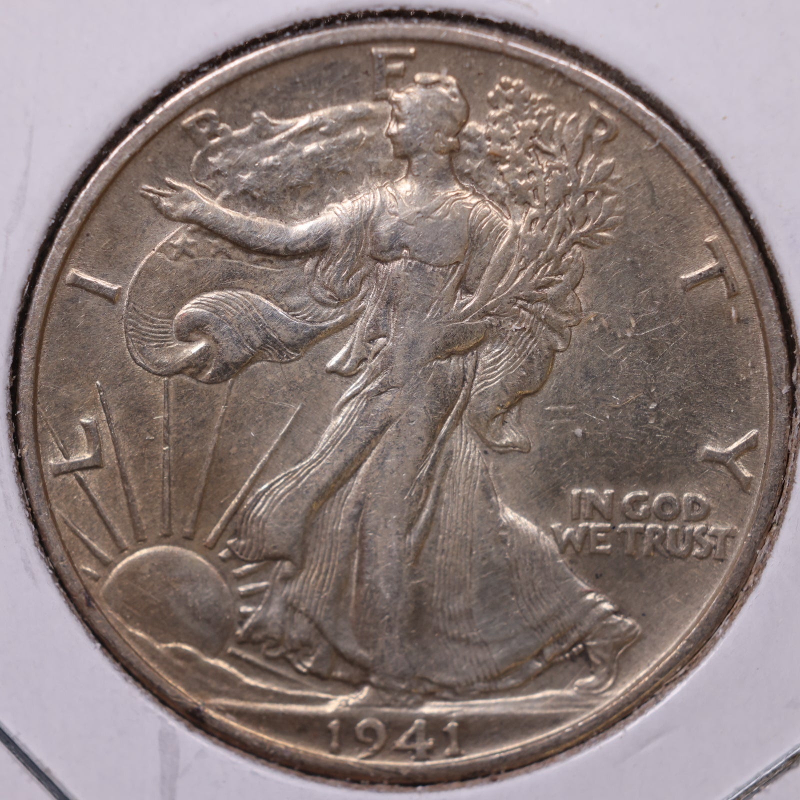 1941-S Walking Liberty Half Dollar, Extra Fine Circulated Coin, Store #HR277
