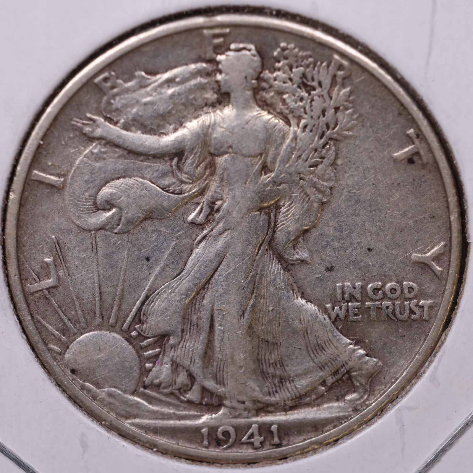 1941-S Walking Liberty Half Dollar, Very Fine Circulated Coin, Store #HR281
