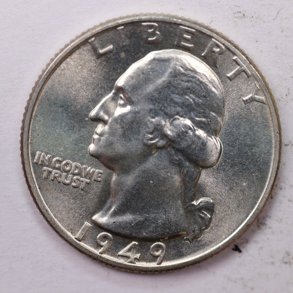 1948 Washington Silver Quarter, Affordable Uncirculated Collectible Coin. Sale #0353555