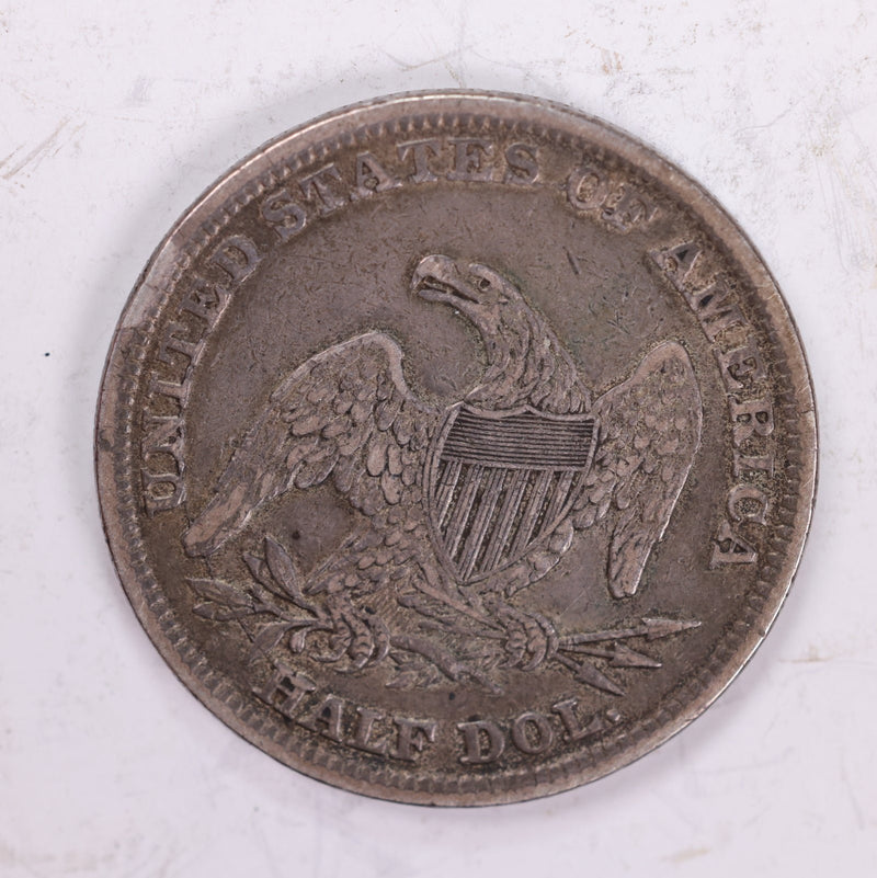 1838 Cap Bust Half Dollar., Very Fine Details Circulated Coin., Store