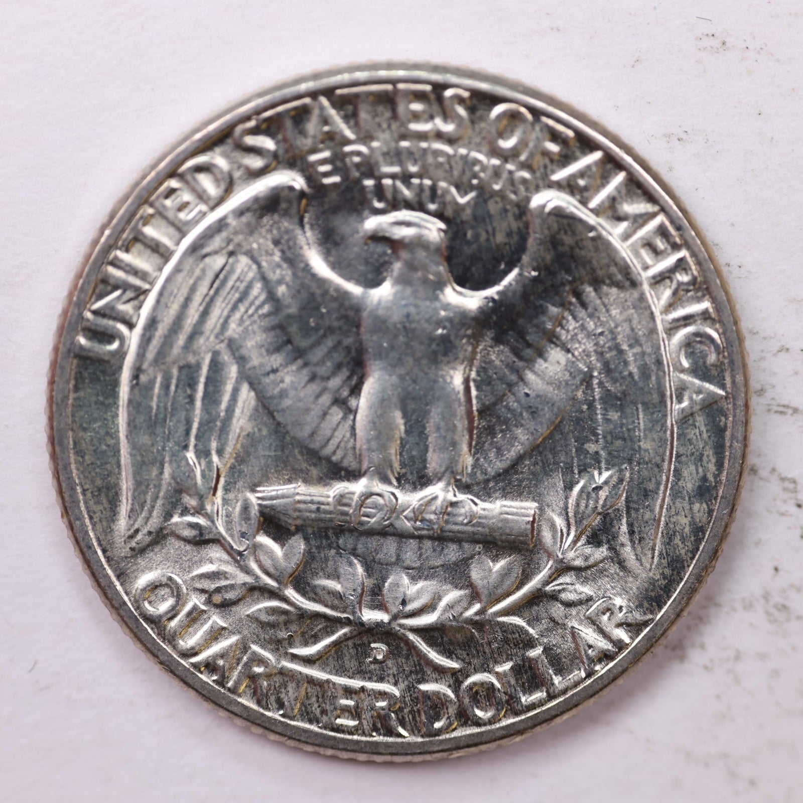 1949-D Washington Quarter, Mint State Uncirculated Coin. Store #QR1736