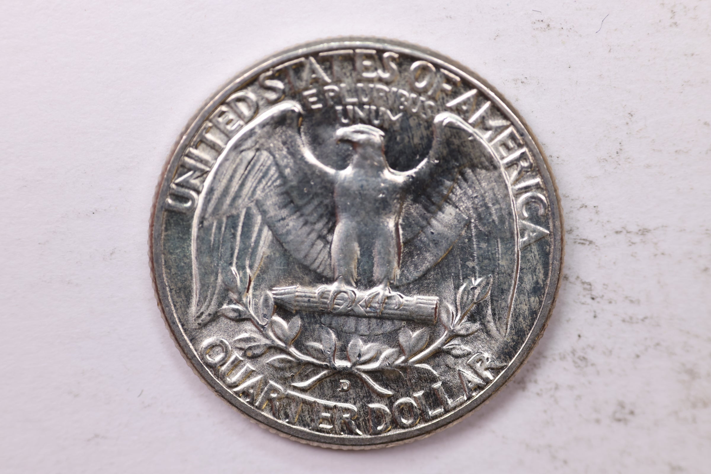 1949-D Washington Silver Quarter, Affordable Uncirculated Collectible Coin. Sale #0353557