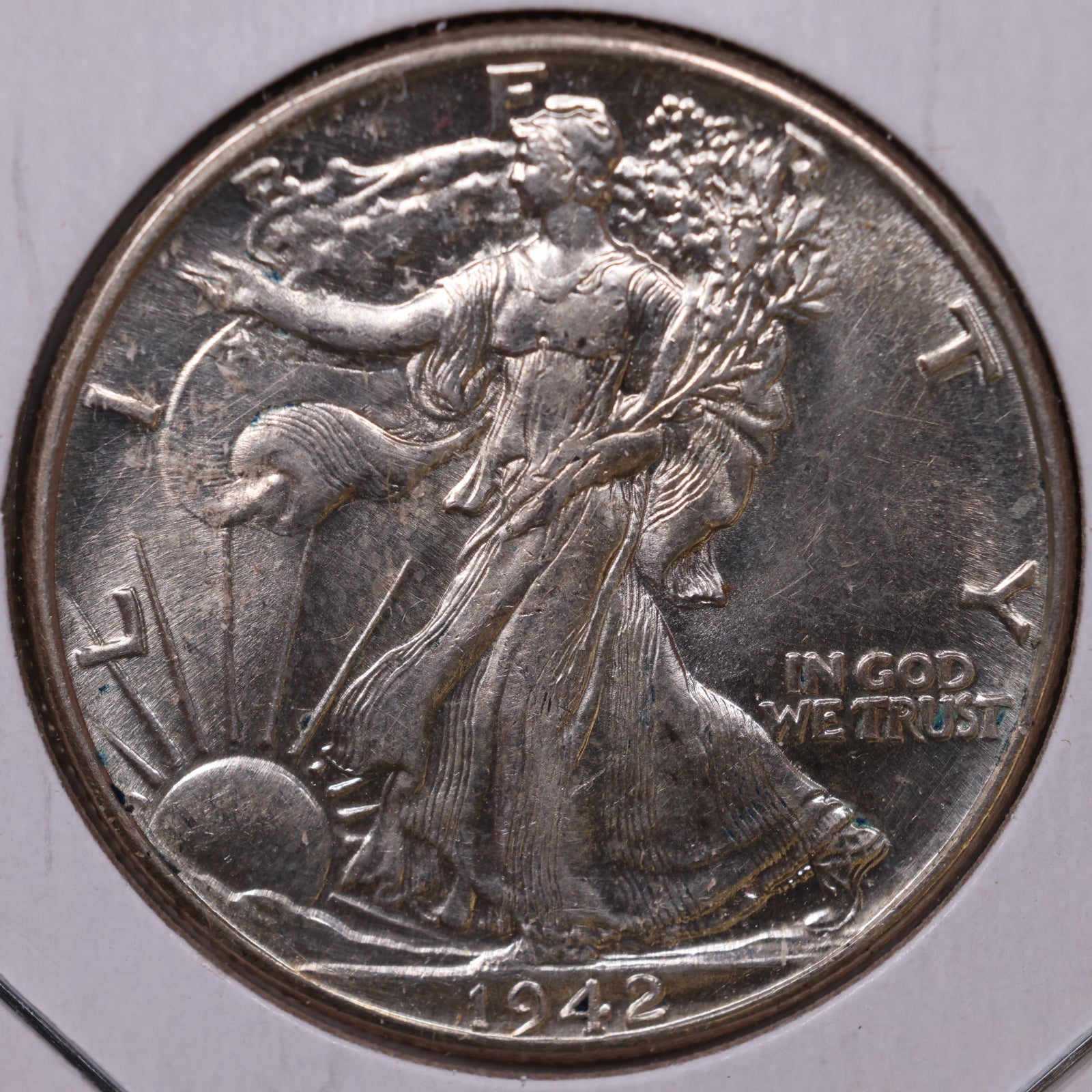 1942 Walking Liberty Half Dollar, Extra Fine+ Coin, Store #HR305
