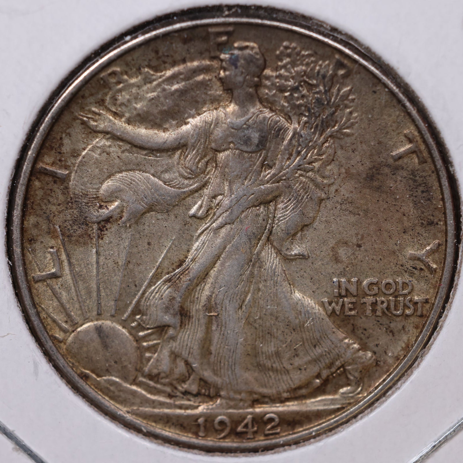 1942 Walking Liberty Half Dollar, Very Fine+ Coin, Store #HR318