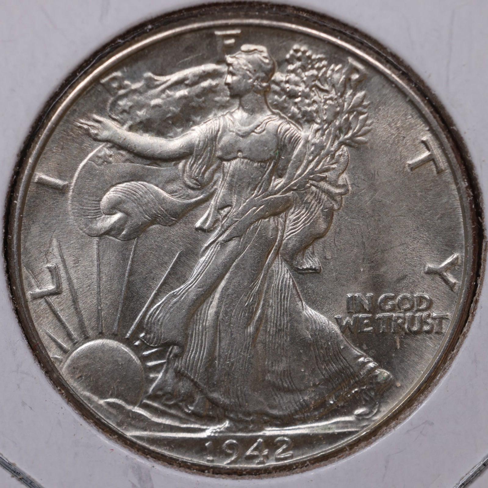1942 Walking Liberty Half Dollar, Extra Fine+ Coin, Store #HR319