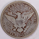 1908-O Barber Half Dollar, Fine Circulated Coin, Store