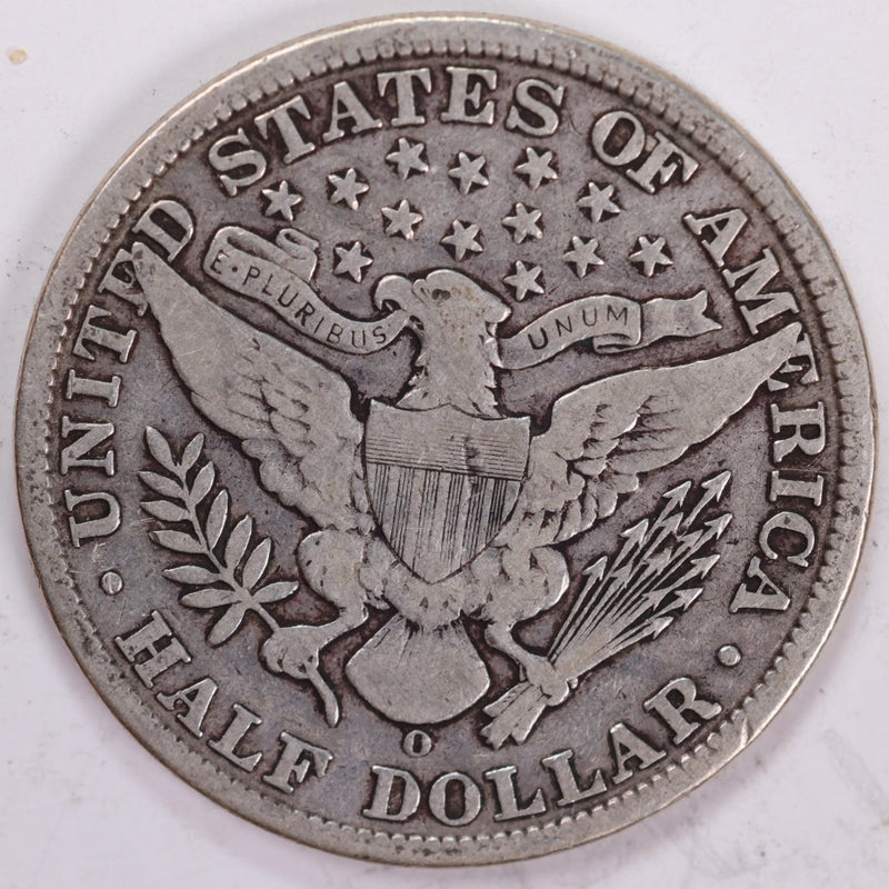 1908-S Barber Half Dollar, Fine Circulated Coin, Store