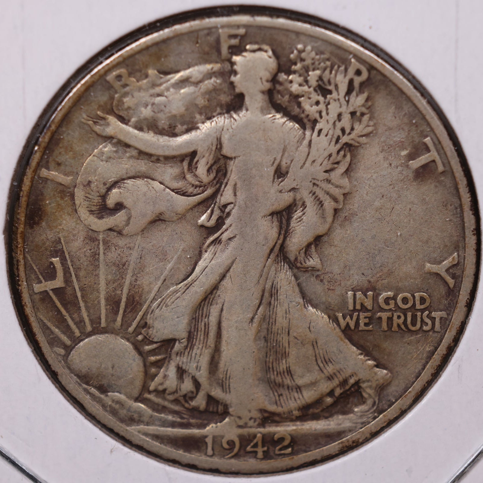 1942-D Walking Liberty Half Dollar, Very Fine+ Coin, Store #HR336
