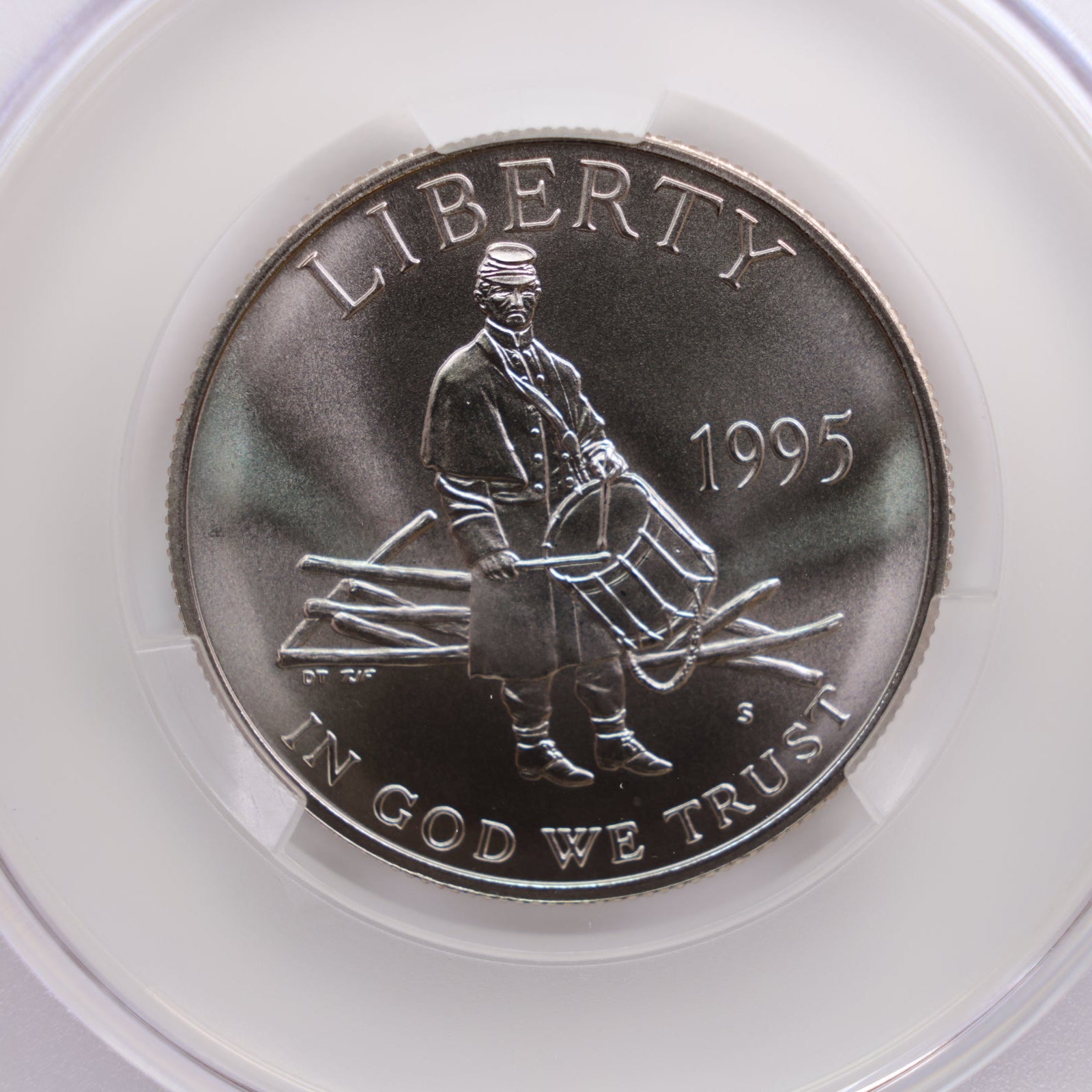 1995-S Civil War Half Dollar., Commemorative, CAC MS69, Store #GMC175