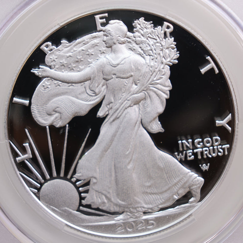 2025-W Proof American Silver Eagle, Certified CAC PR70. Store