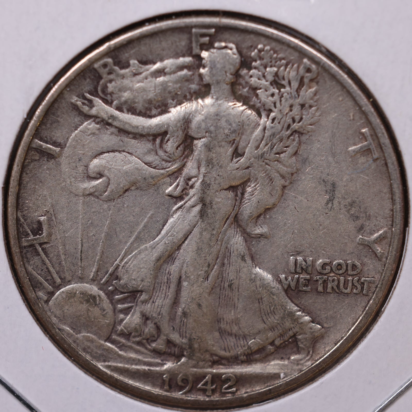1942-S Walking Liberty Half Dollar, Fine Coin, Store #HR350