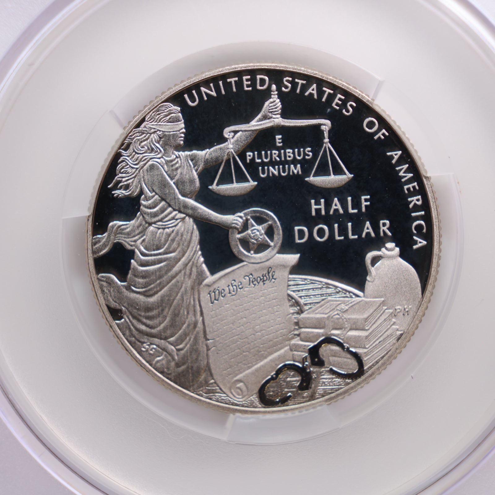 2015-S U.S. Marshals Service Half Dollar., CAC PR68., Store #GMC178