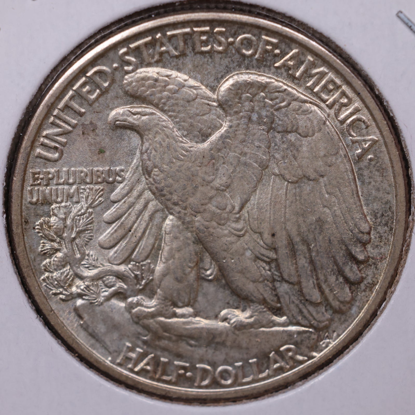 1943 Walking Liberty Half Dollar, Mint Sate Uncirculated Coin, Store #HR356