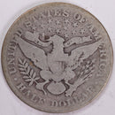 1908-O Barber Half Dollar, Good Circulated Coin, Store