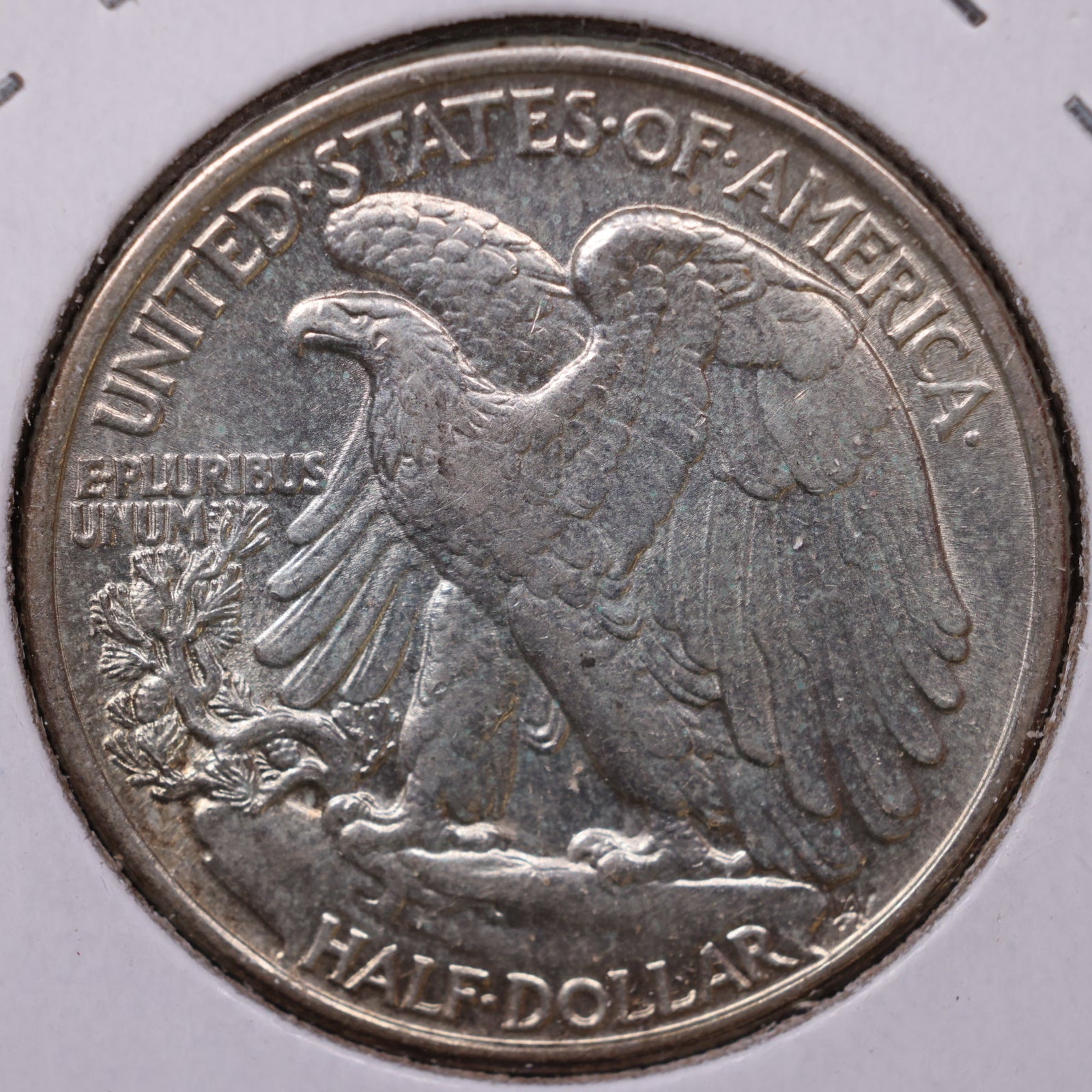 1943 Walking Liberty Half Dollar, About Uncirculated Coin, Store #HR372