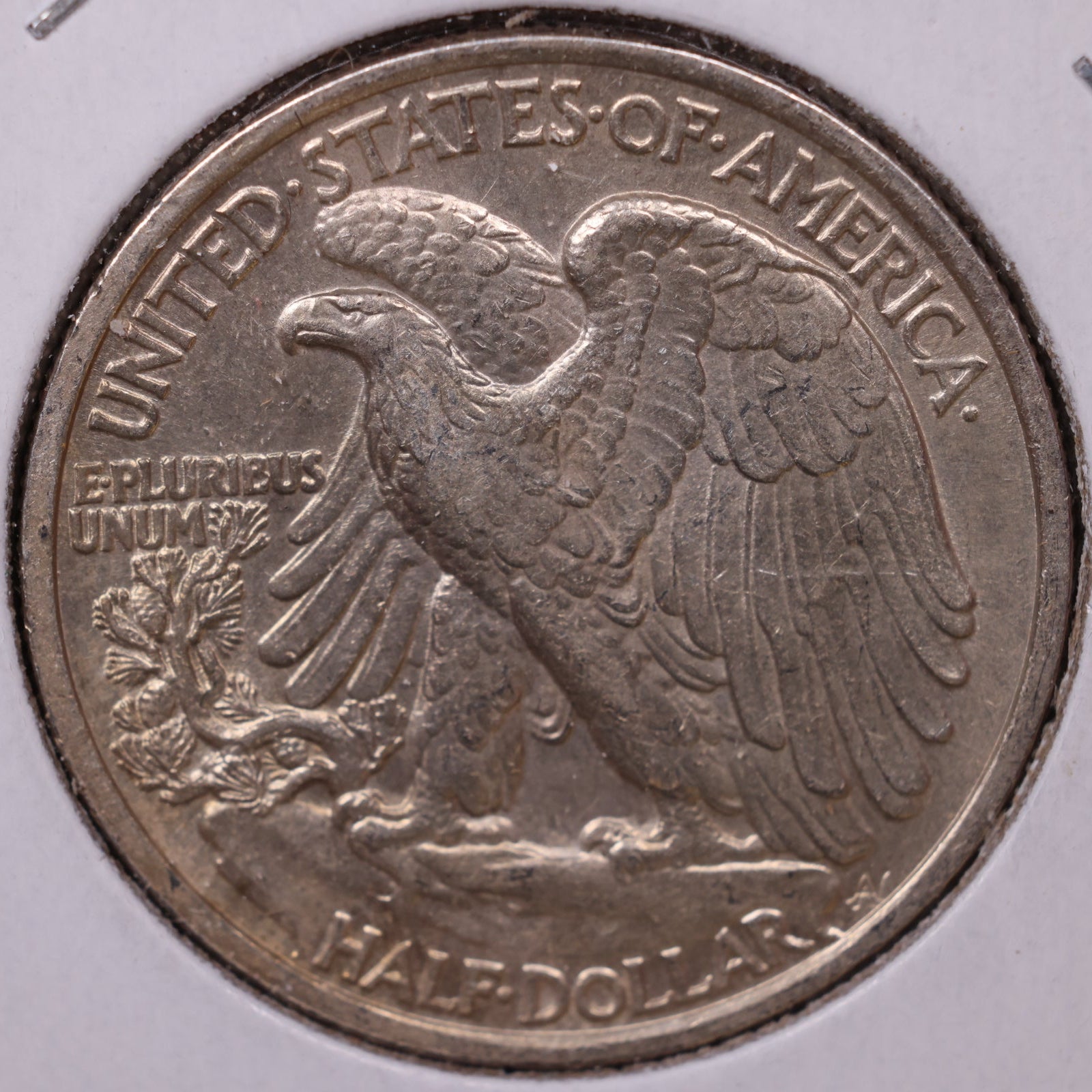 1943 Walking Liberty Half Dollar, About Uncirculated Coin, Store #HR373