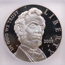 2009-P Abe Lincoln, Silver Commemorative, ICG PR-70.,