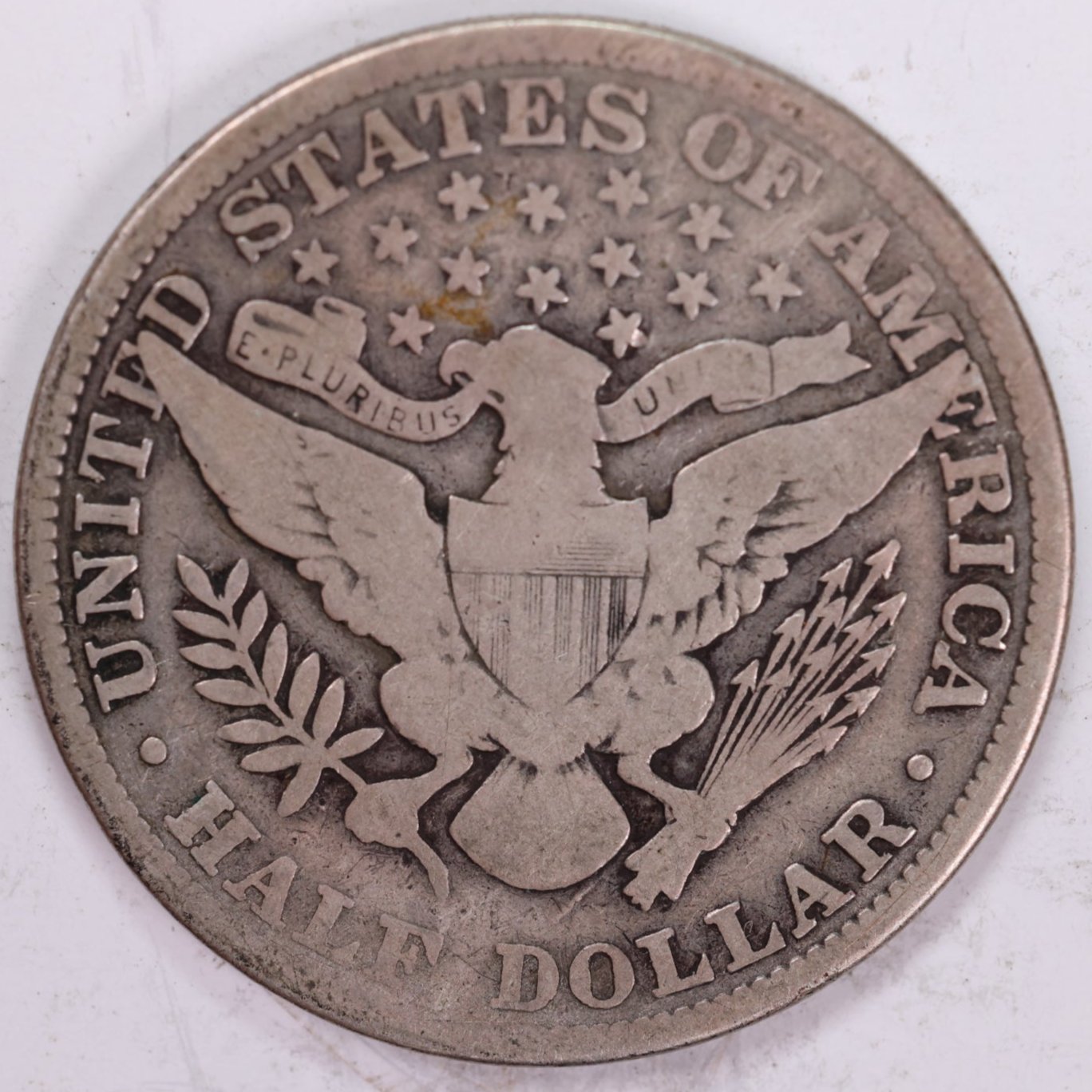1913 Barber Half Dollar, Very Good Circulated Coin, Store #HR1010