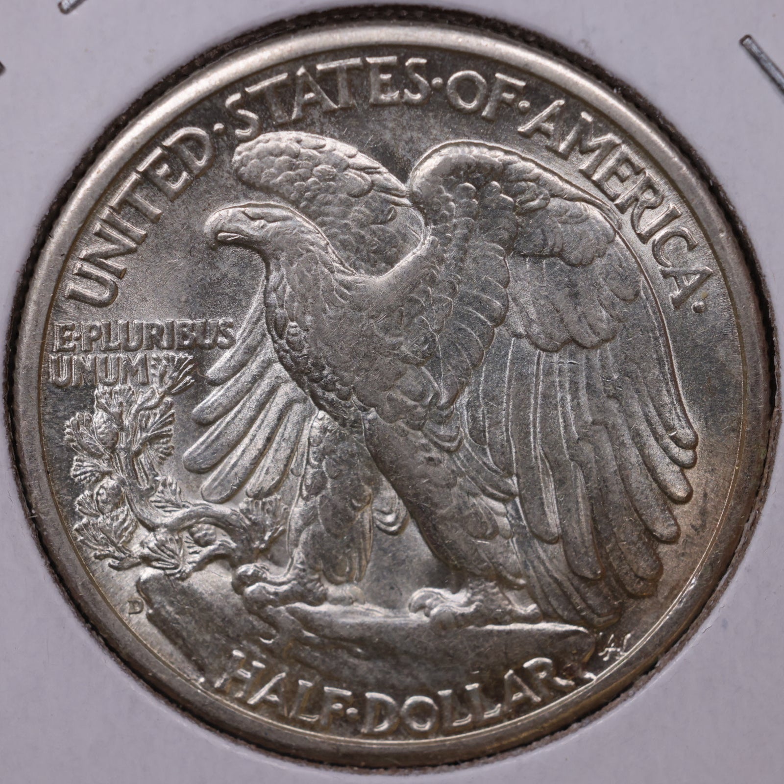1943-D Walking Liberty Half Dollar, About Uncirculated+ Coin, Store #HR375